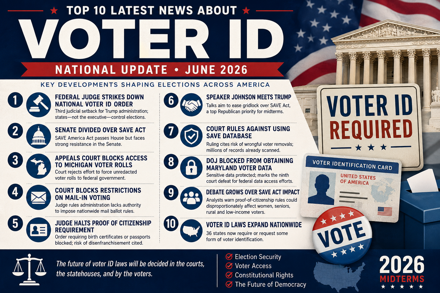 Voter ID News Hotsheet for June 2026